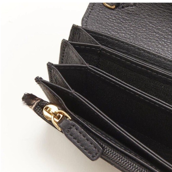 MCM red leopard gold studded flap cardholder micro crossbody chain bag - Picture 6 of 9